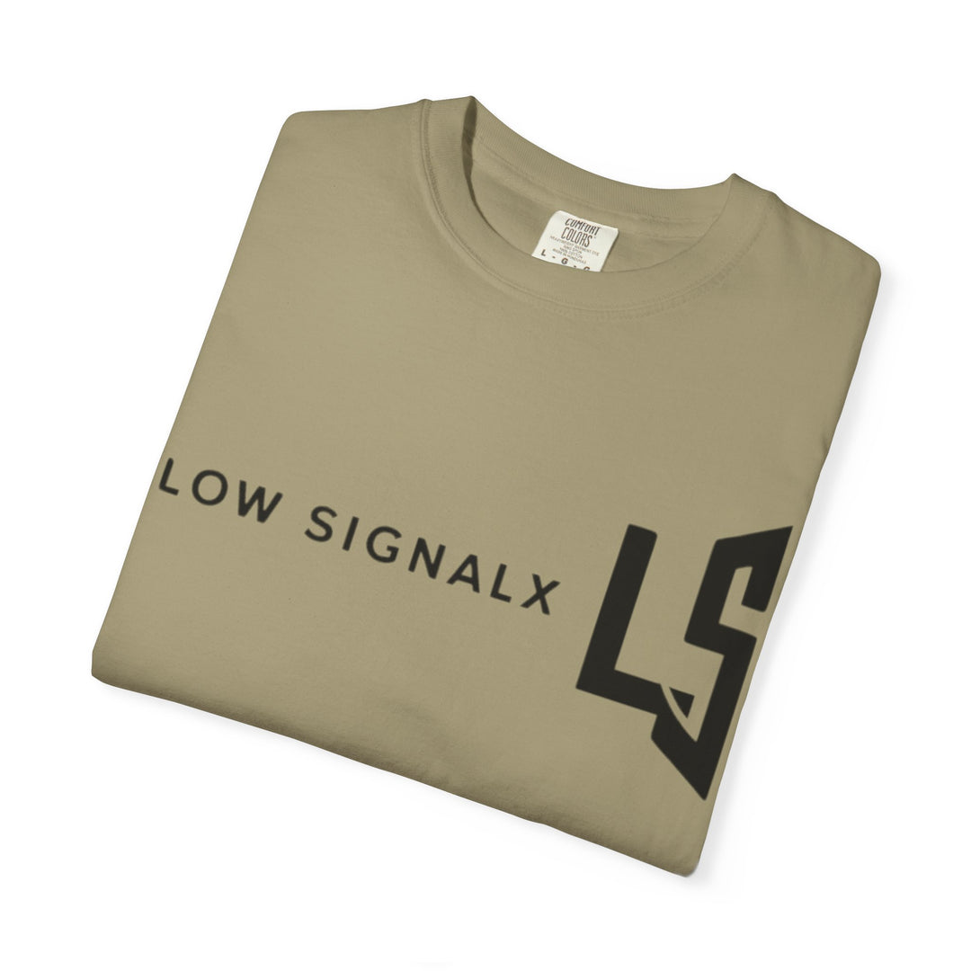 Trendy Unisex Garment-Dyed T-Shirt - LOW SIGNALX Graphic Tee