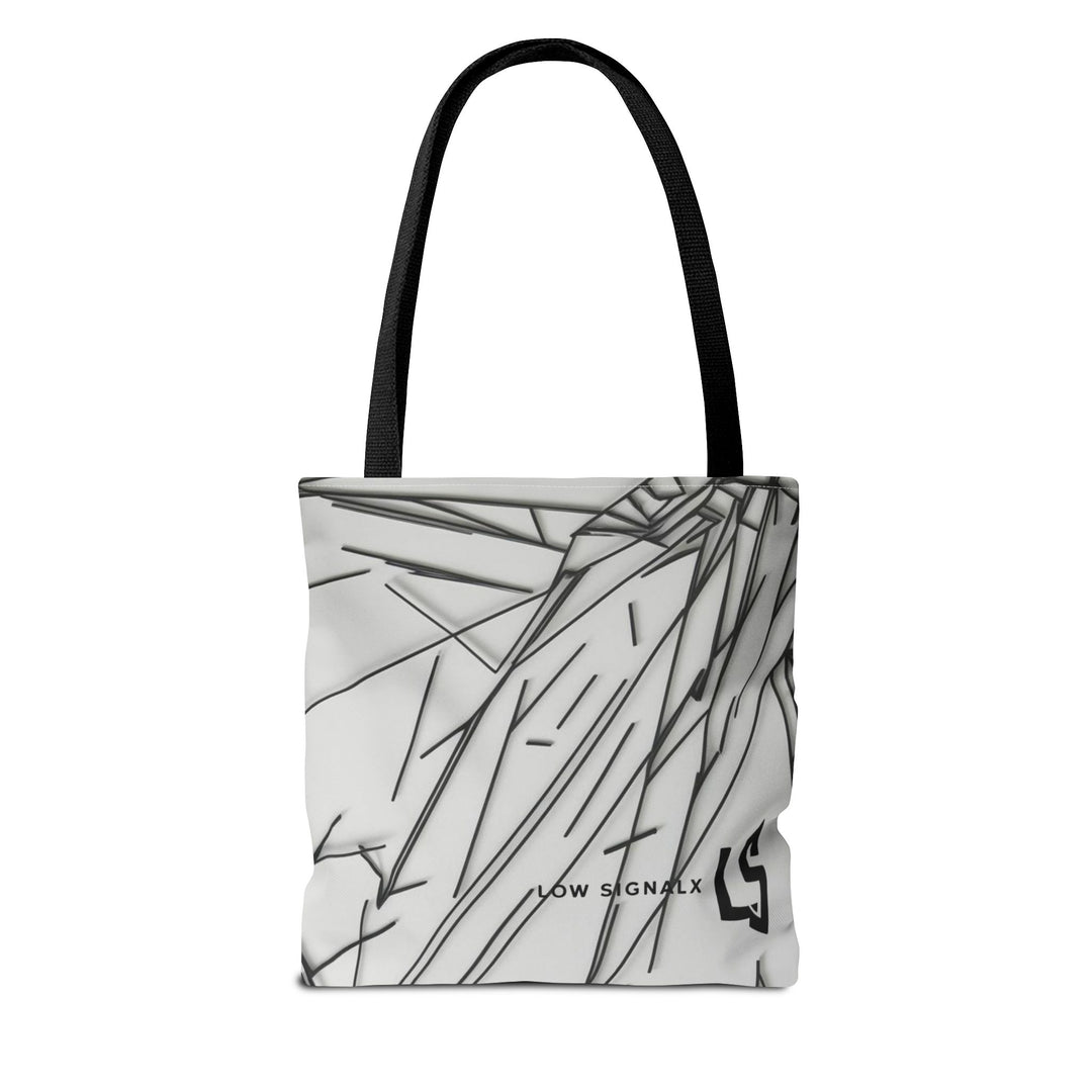 Modern Minimalist Tote Bag - Stylish Black and White Design for Everyday Use