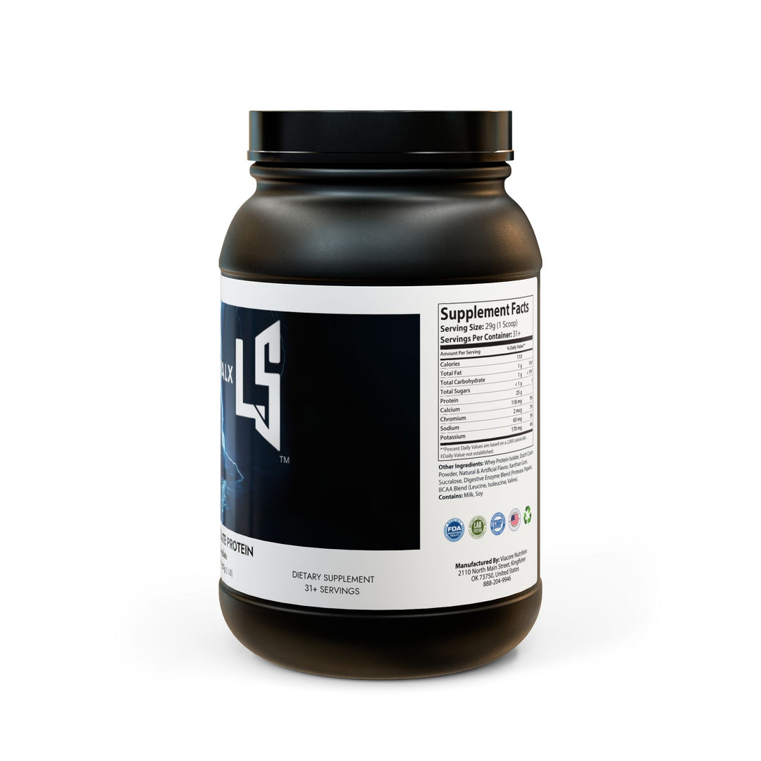 Whey Isolate Protein Supplement (907g, 2lb)