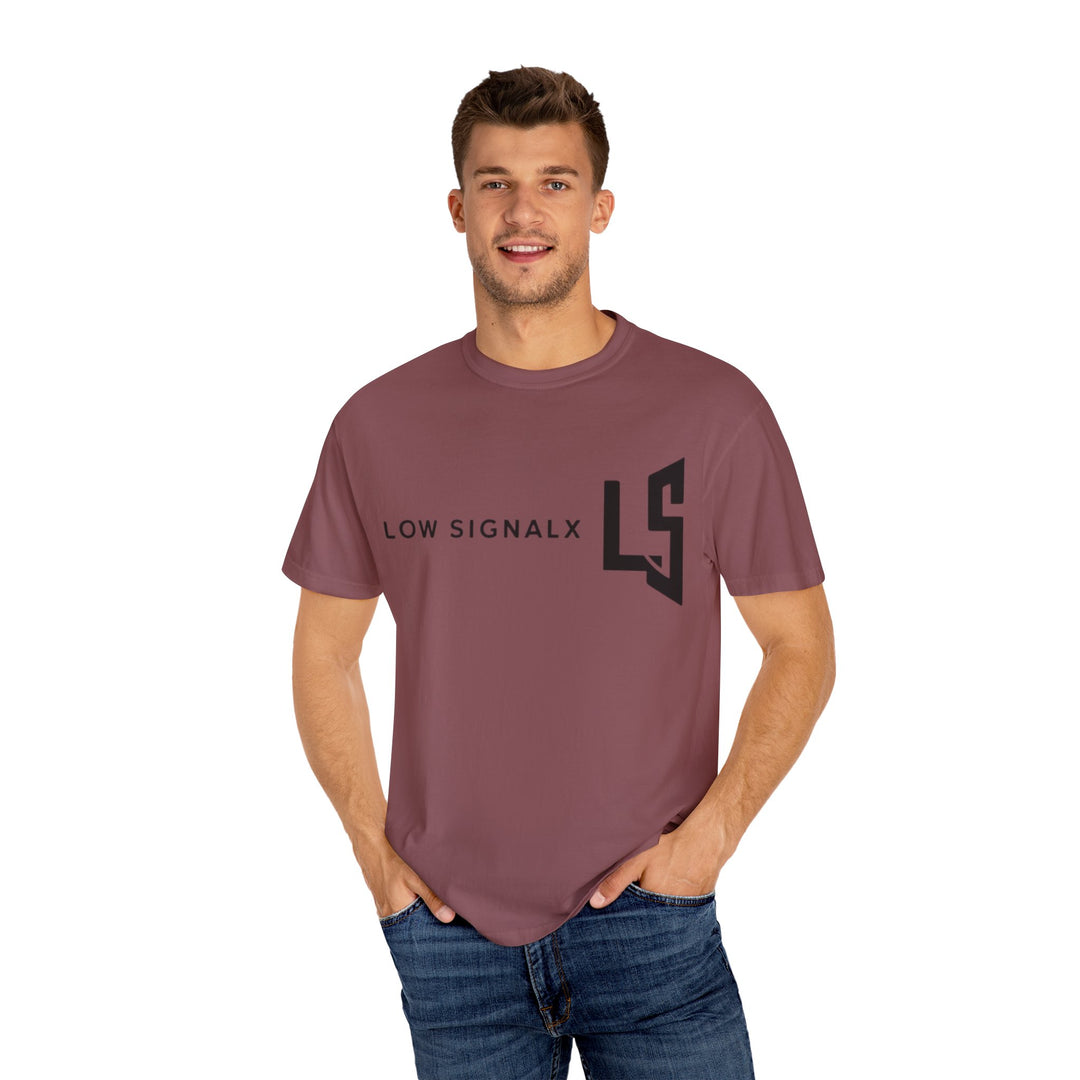 Trendy Unisex Garment-Dyed T-Shirt - LOW SIGNALX Graphic Tee