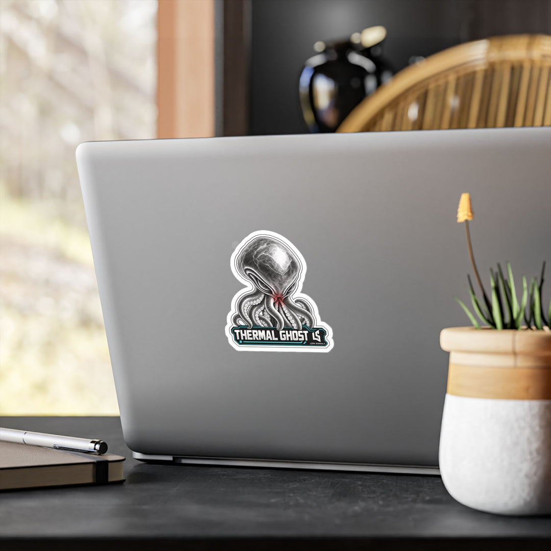 Thermal Ghost — Low SignalX Alien Vinyl Sticker