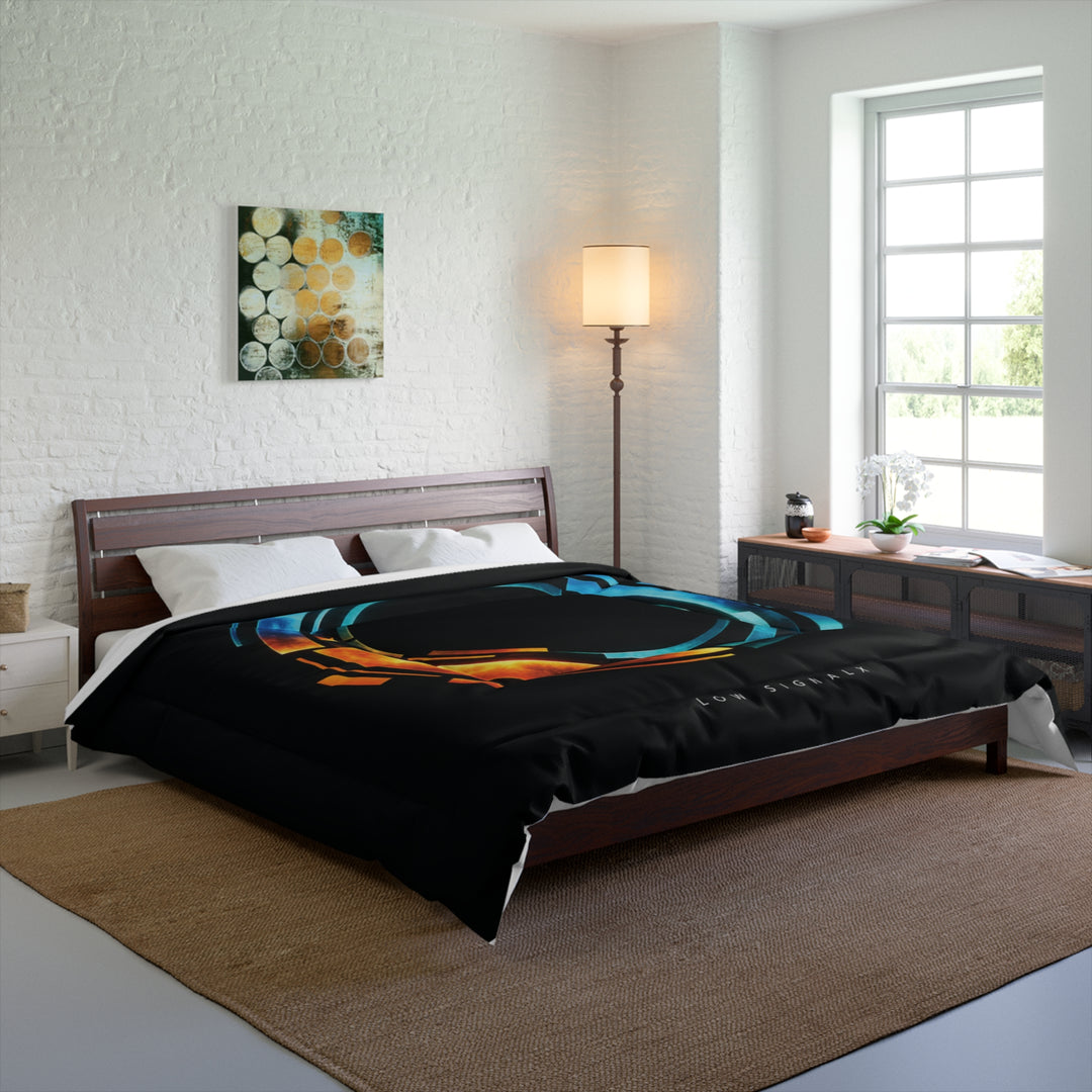 Low SignalX™ Signal Eclipse Comforter — Cyan & Amber