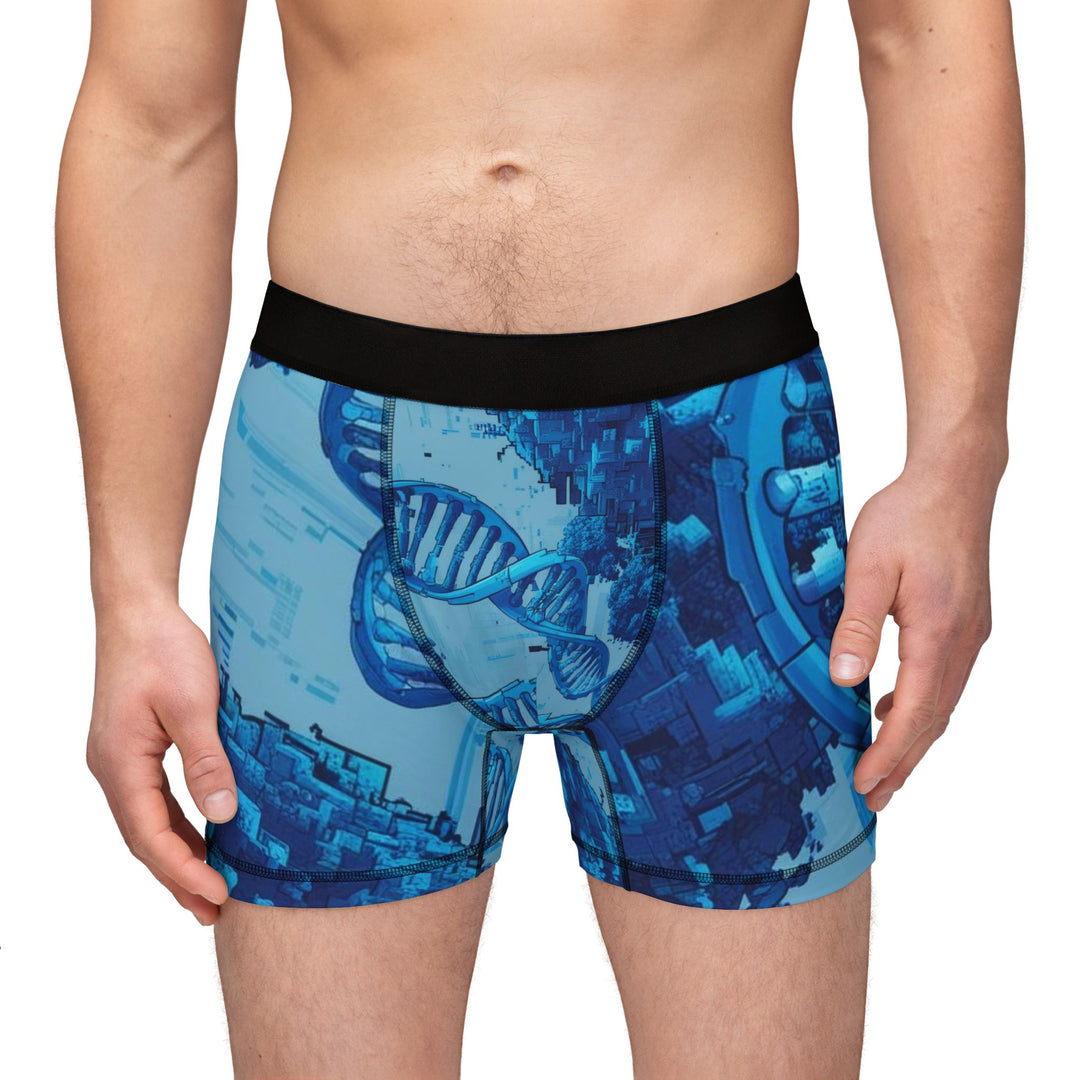 Futuristic DNA Men's Boxers - Stylish Comfortable Underwear
