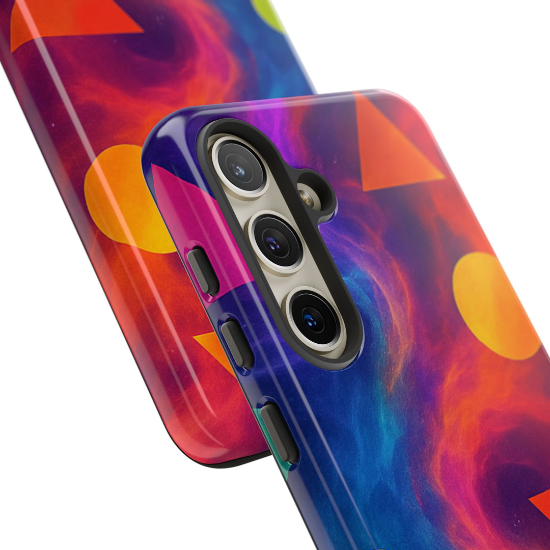 Samsung Galaxy S25 - S21 Vibrant Tough Phone Case with Abstract Design