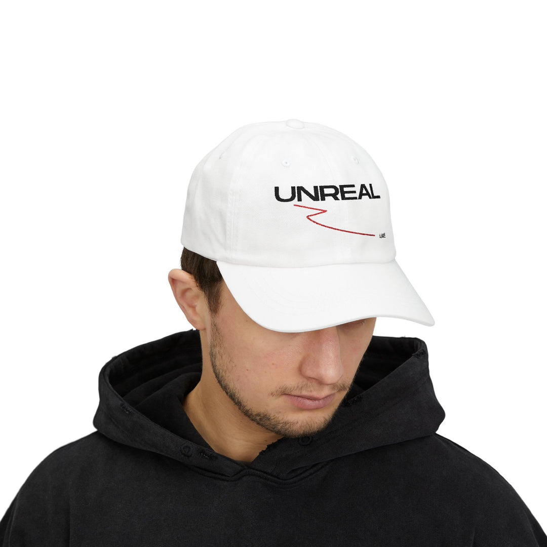 Minimalist Dad Cap - 'I EXIST' Graphic Hat -- L/VÉ