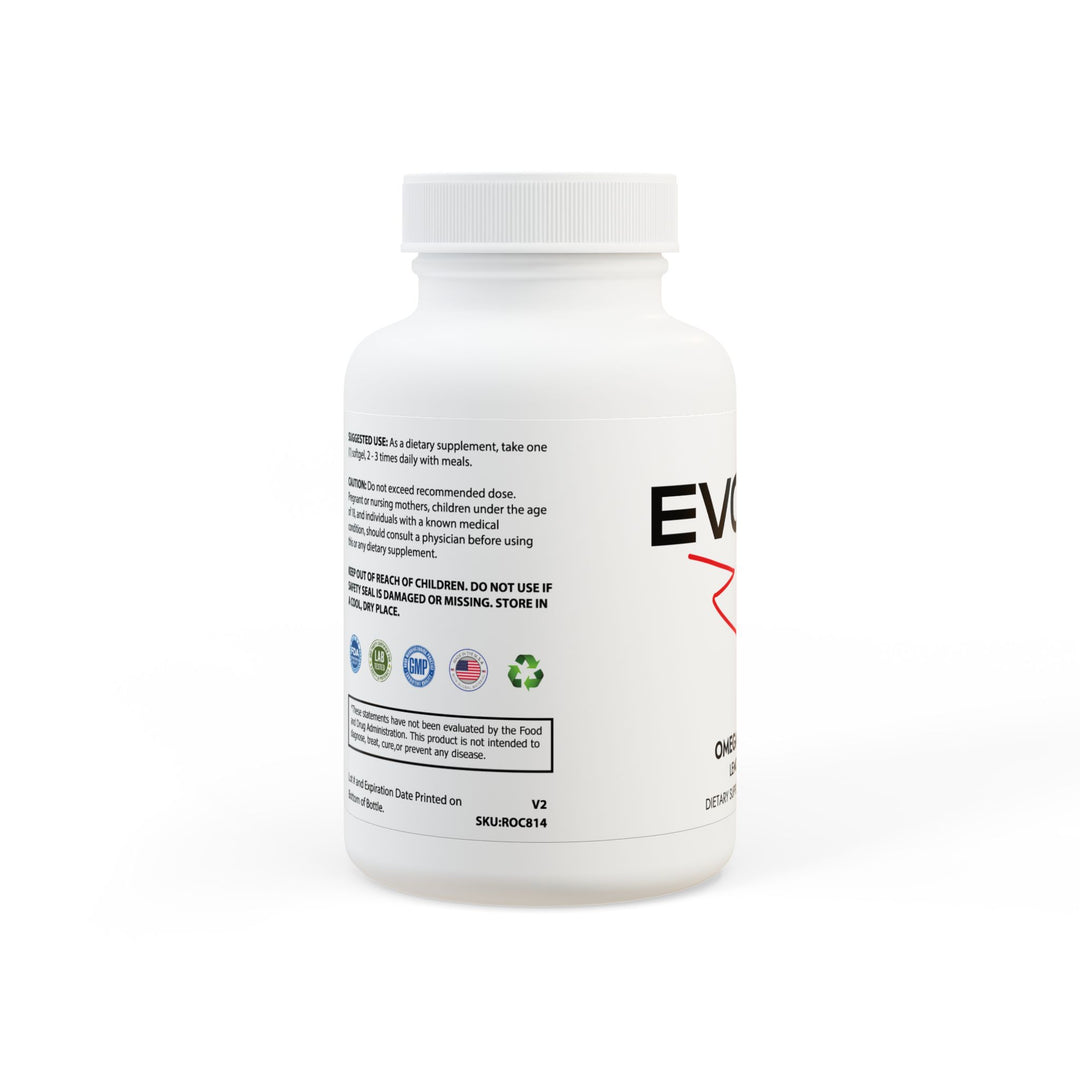 Omega 3 Fish Oil Supplement (60 Softgels)