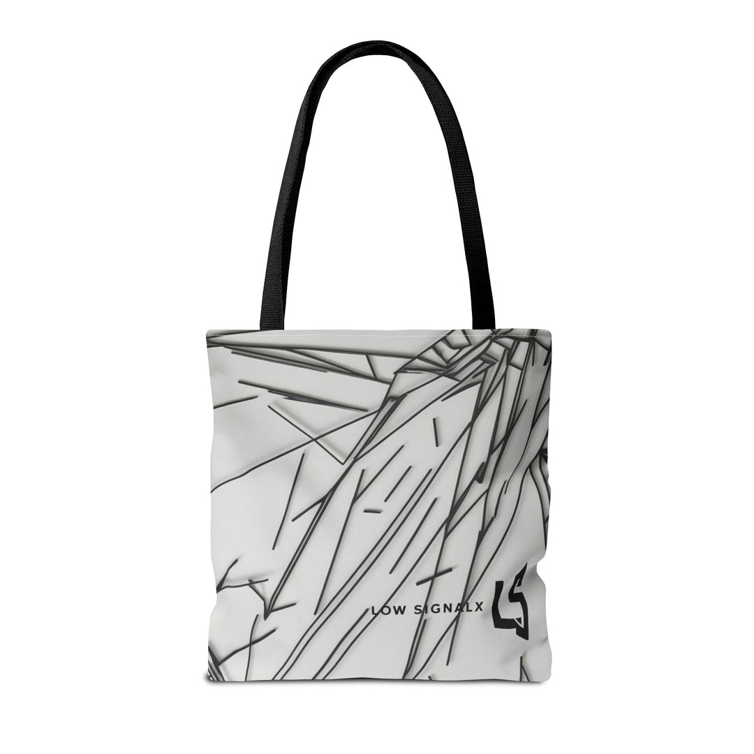 Modern Minimalist Tote Bag - Stylish Black and White Design for Everyday Use