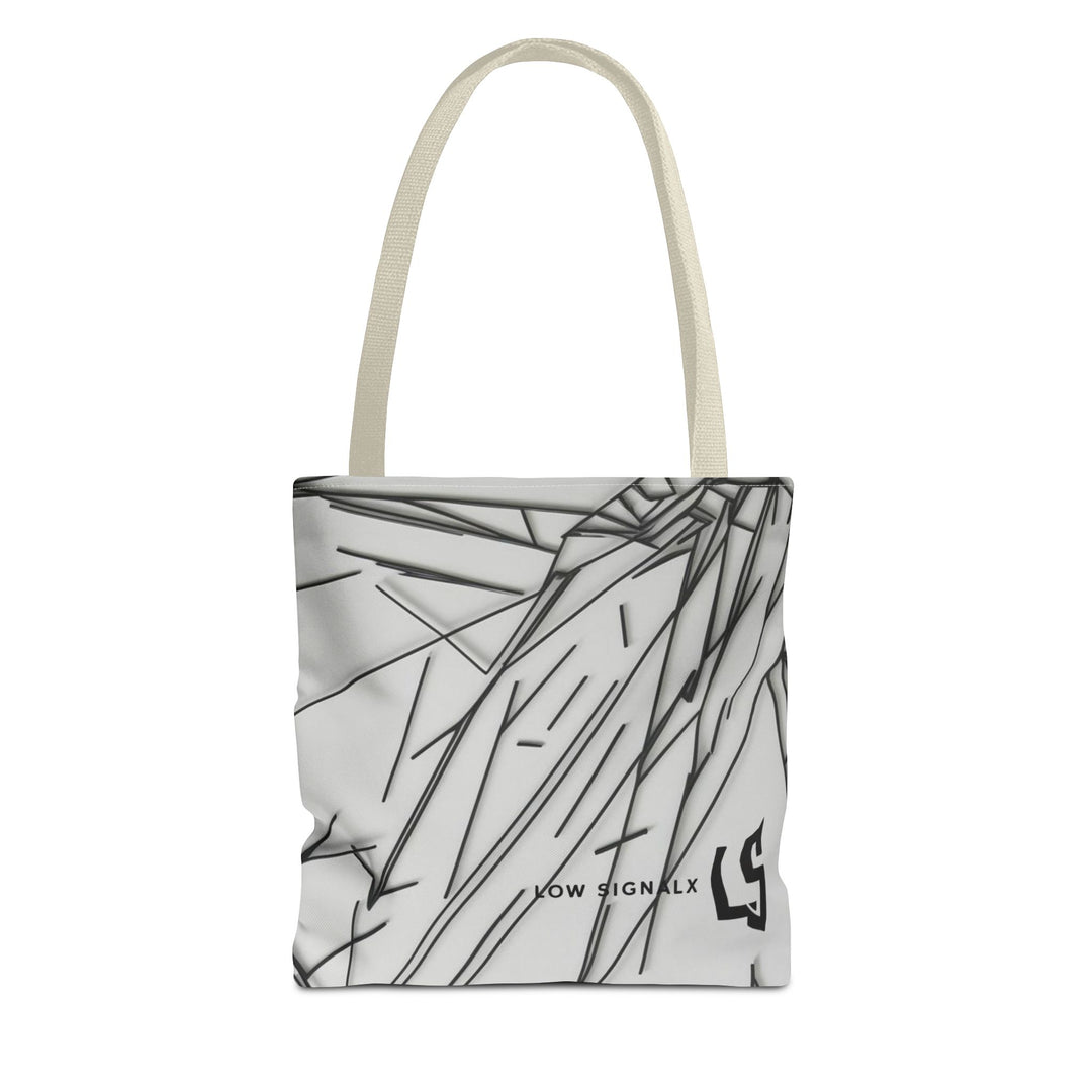 Modern Minimalist Tote Bag - Stylish Black and White Design for Everyday Use