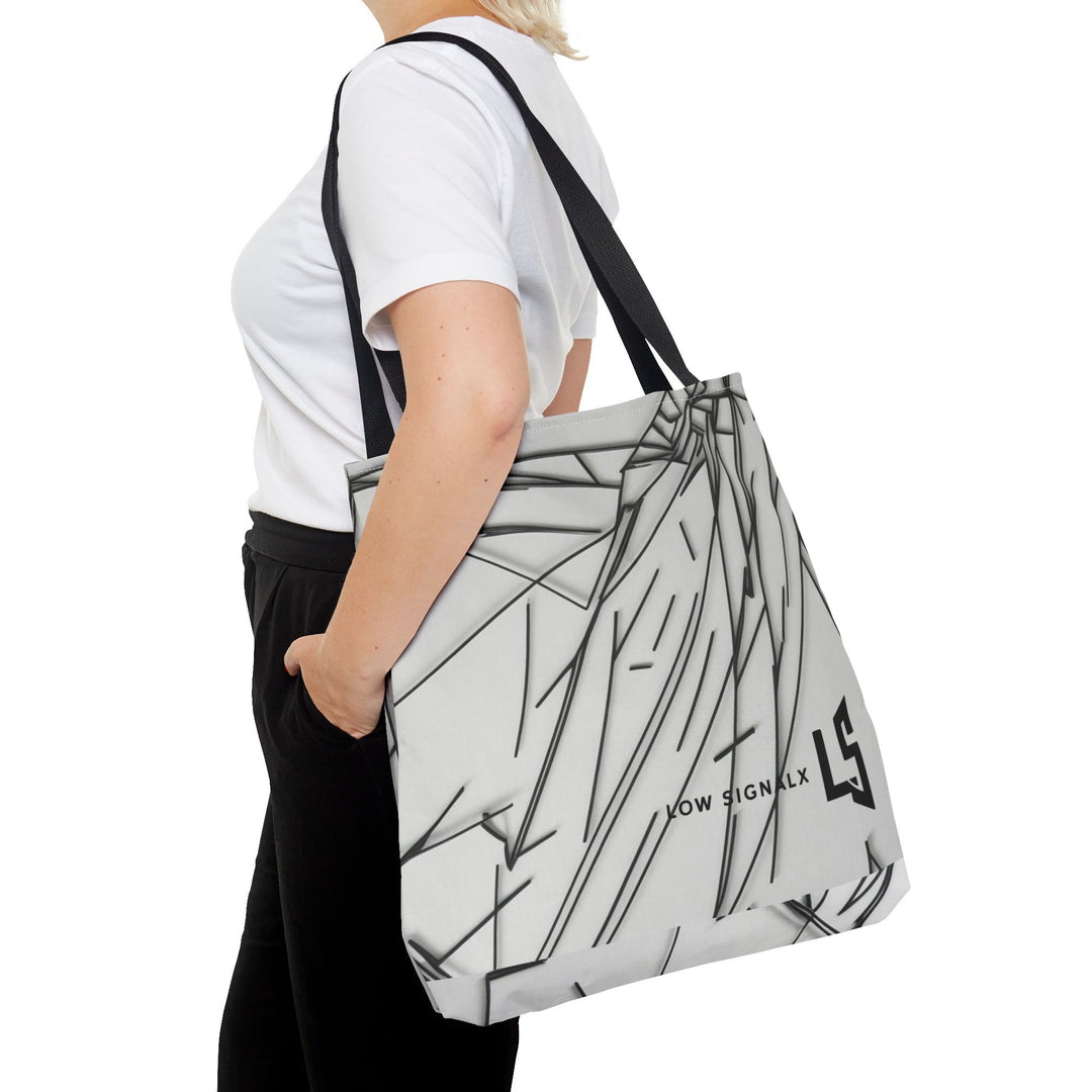 Modern Minimalist Tote Bag - Stylish Black and White Design for Everyday Use