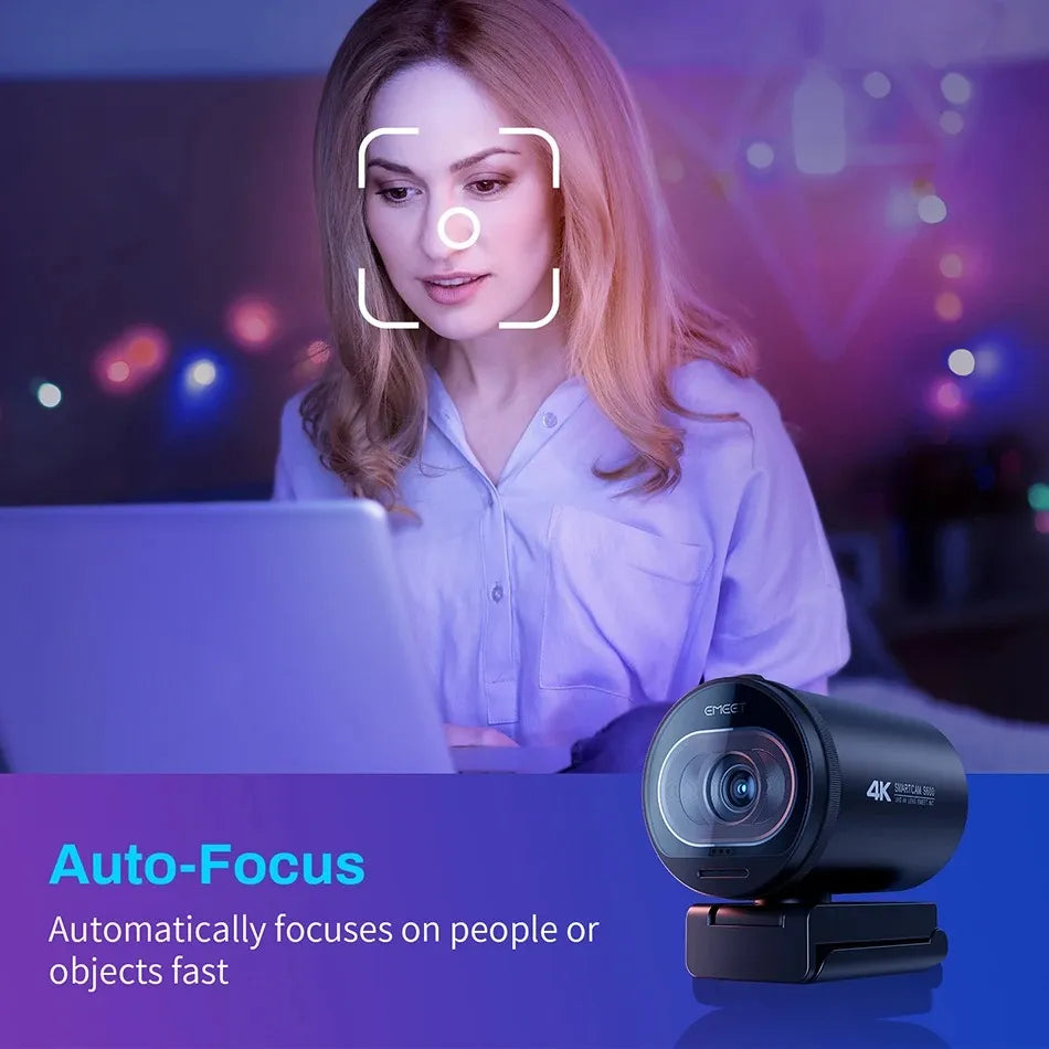 Ultra-Clear 4K Live Broadcast Camera — Low SignalX