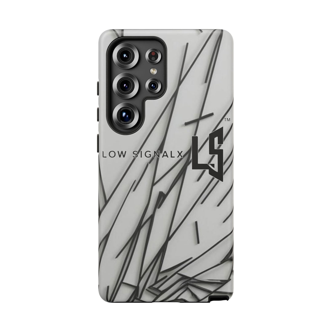 Samsung Galaxy S25 ULTRA - S10 PLUS   Stylish and Durable Phone Case with Abstract Shattered Glass Design