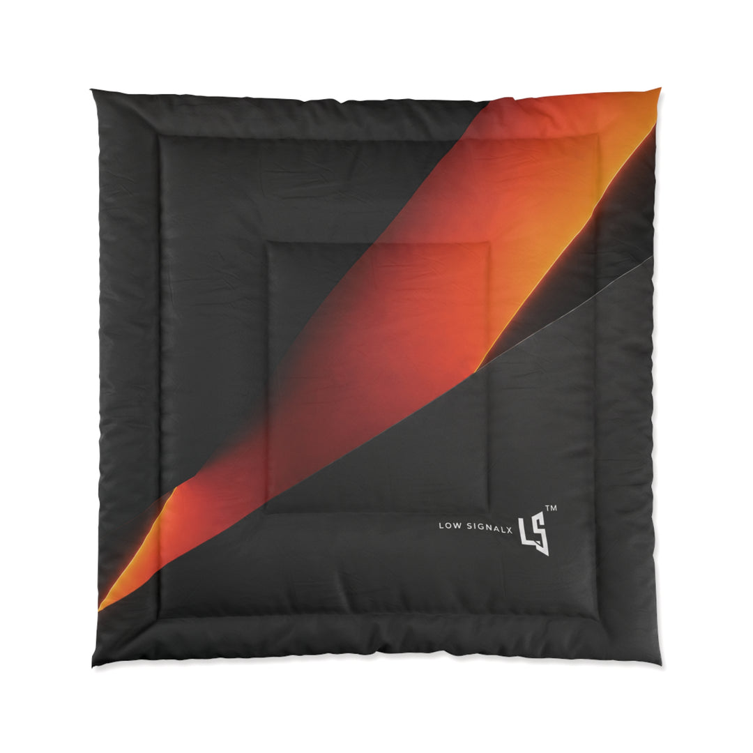Low SignalX™ Ember Cut Comforter — Orange & Charcoal
