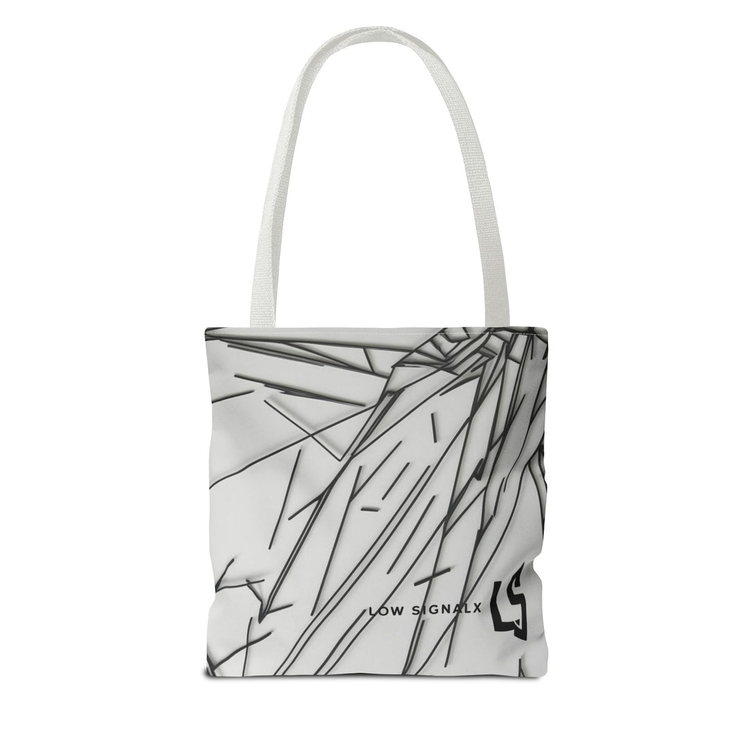 Modern Minimalist Tote Bag - Stylish Black and White Design for Everyday Use
