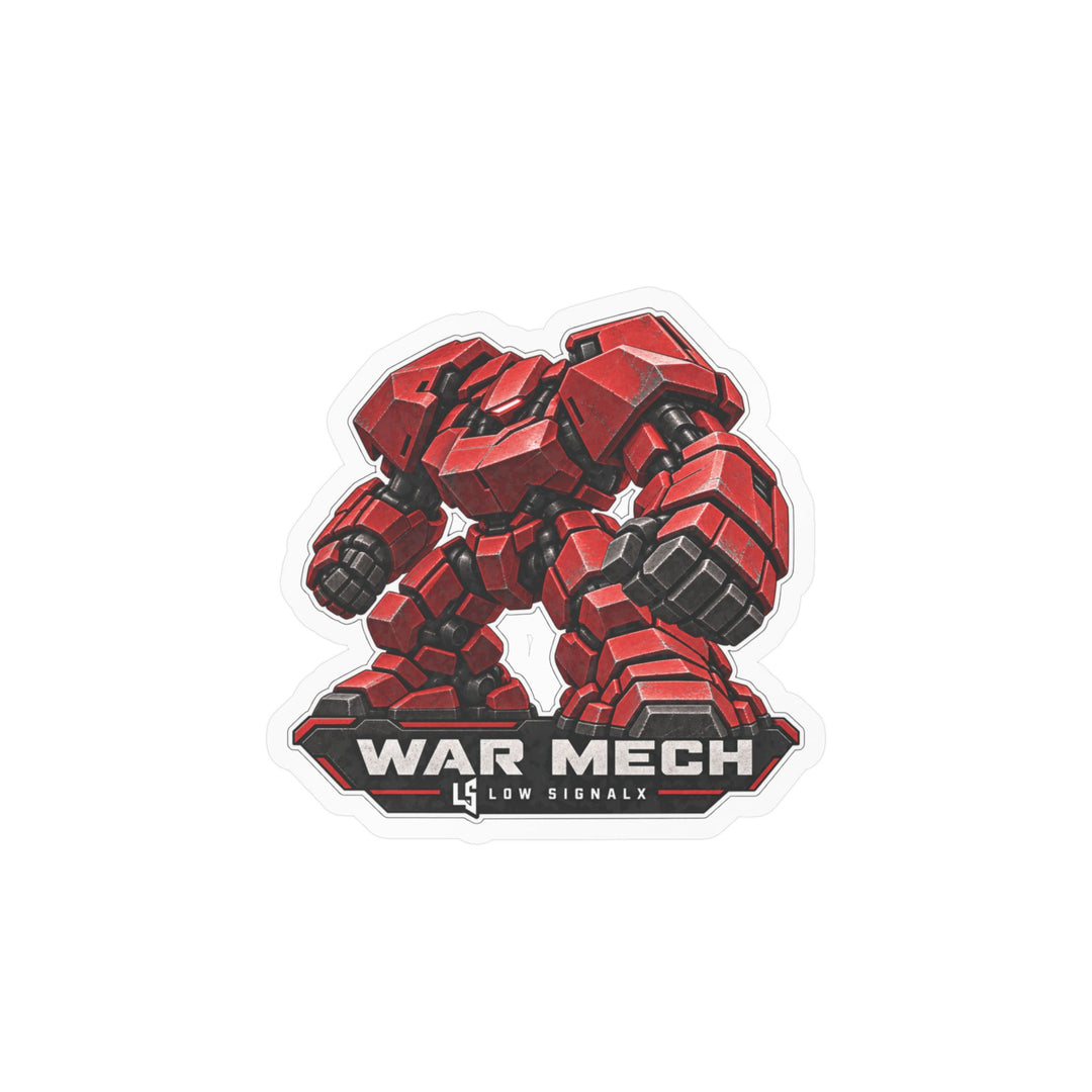 War Mech — Low SignalX Heavy Assault Vinyl Sticker