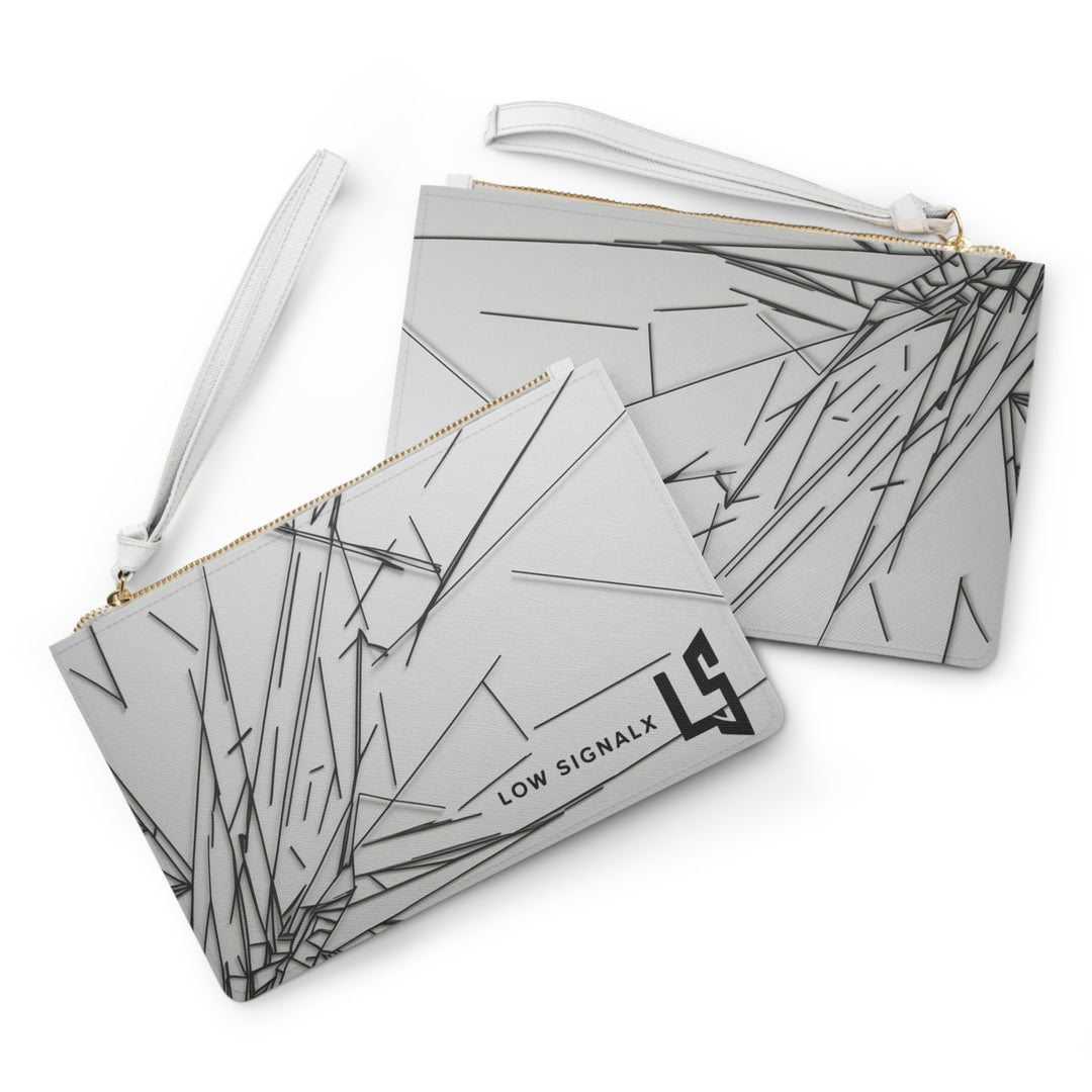 Abstract Geometric Clutch Bag - Modern Minimalist Design