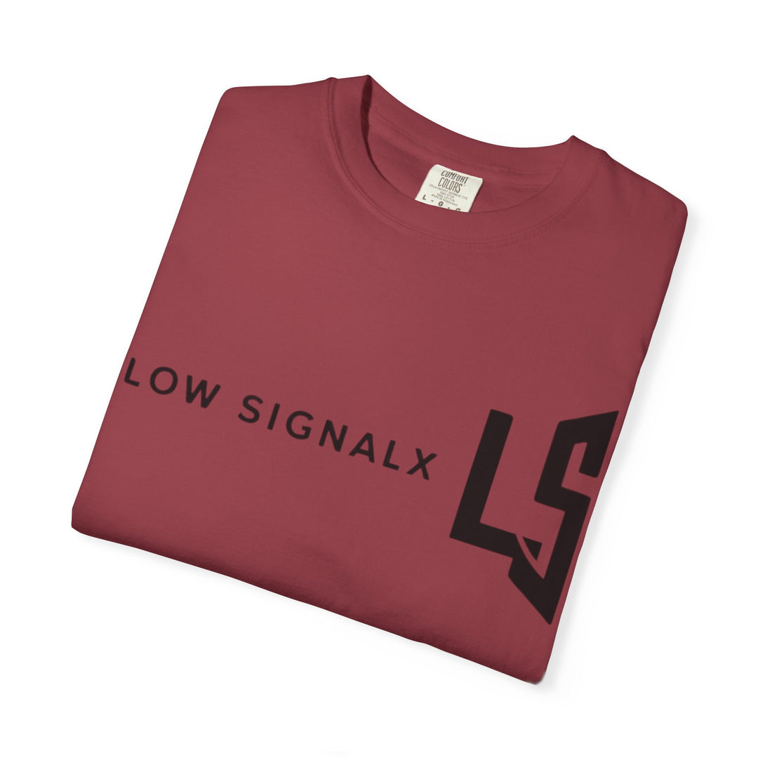 Trendy Unisex Garment-Dyed T-Shirt - LOW SIGNALX Graphic Tee