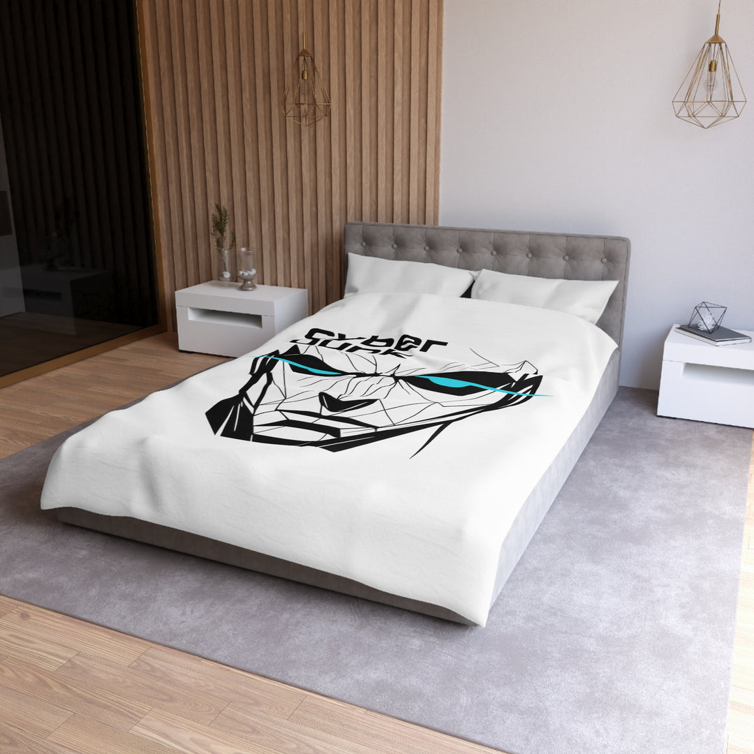 Cyberpunk Microfiber Duvet Cover for Futuristic Home Decor, Unique Bedding, Gift for Gamers, Bedroom Makeover, Stylish Sleep Essentials
