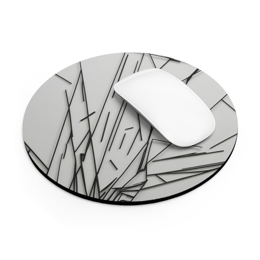 Modern Geometric Mouse Pad - Stylish Desk Accessory for Home Office