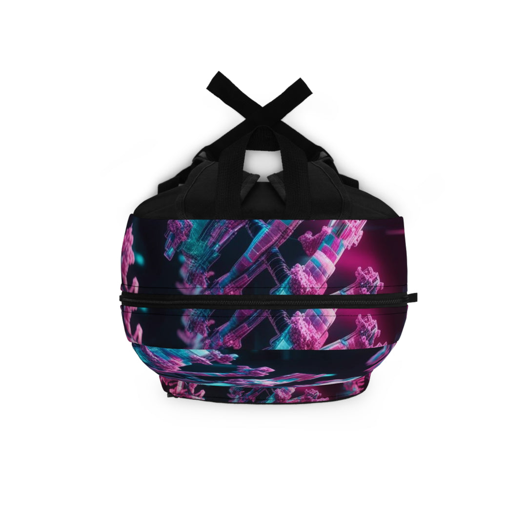 Futuristic Neon Backpack - Perfect for Students and Trendsetters