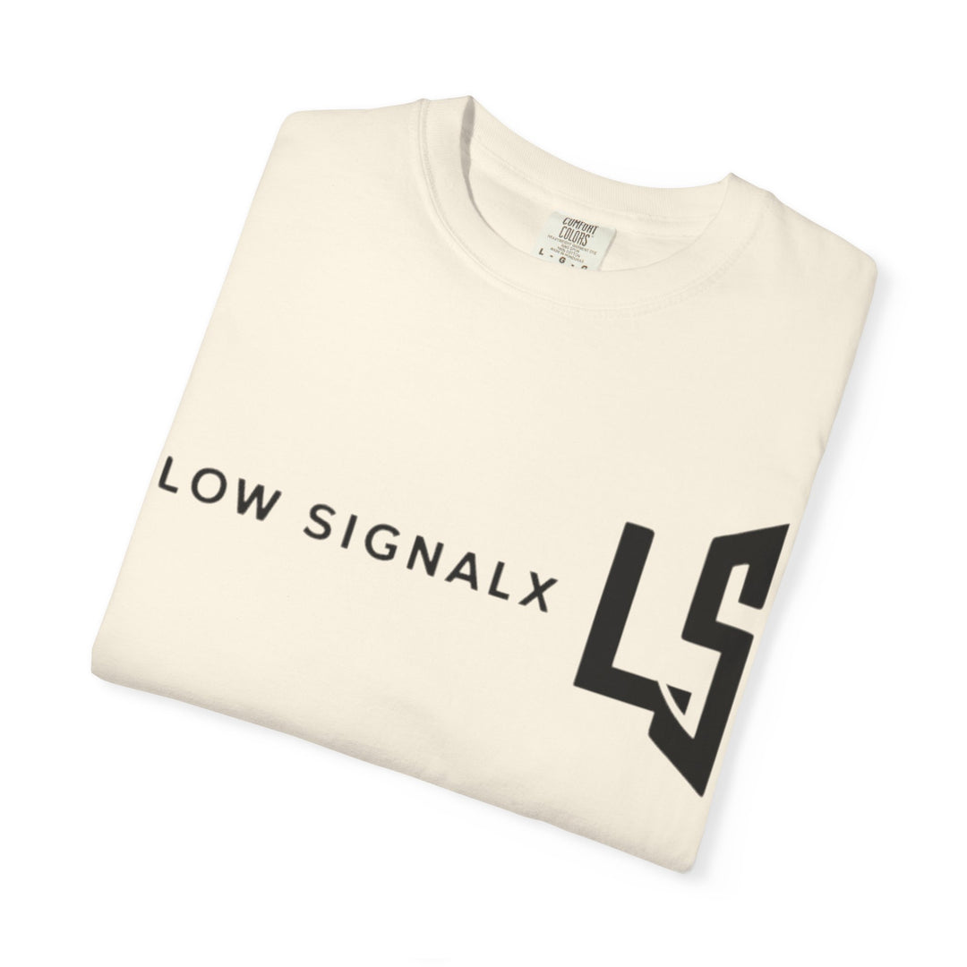 Trendy Unisex Garment-Dyed T-Shirt - LOW SIGNALX Graphic Tee