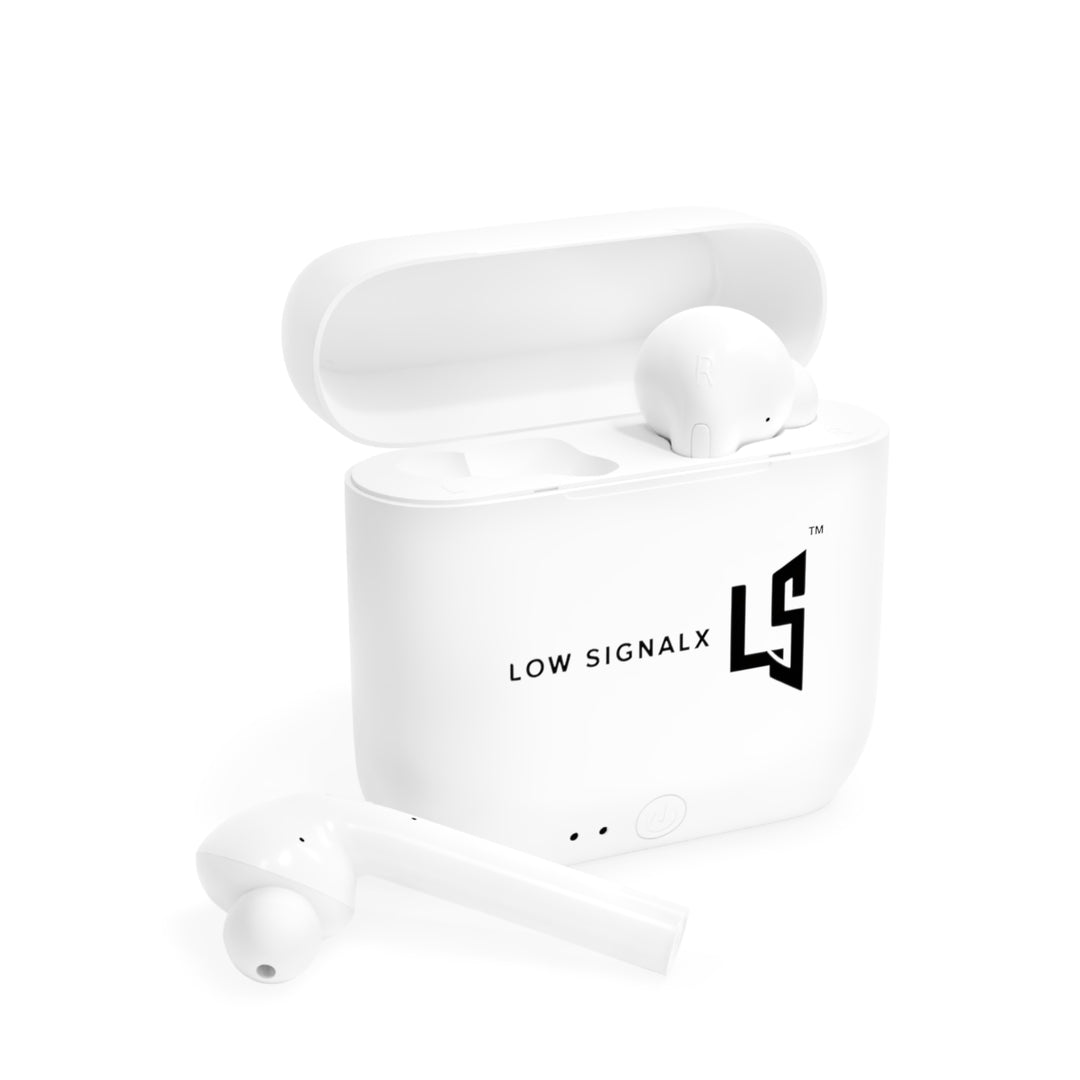 Wireless Earbuds with Low Signal X Design, Tech Gift, Music Accessory, Gym Buddy, Student Essential