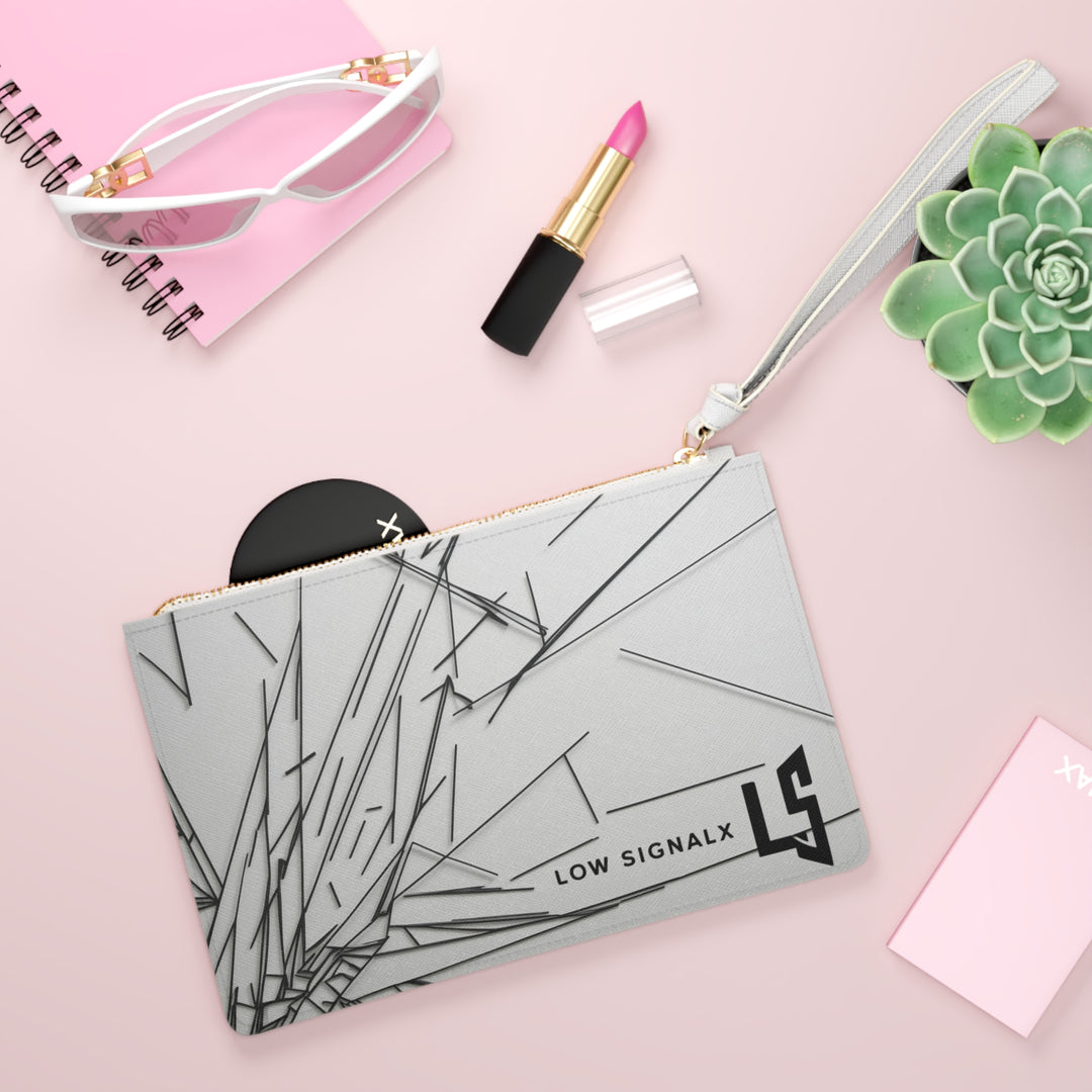 Abstract Geometric Clutch Bag - Modern Minimalist Design