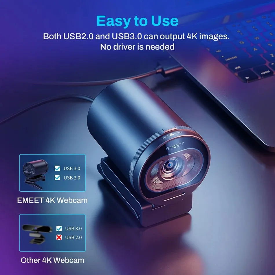 Ultra-Clear 4K Live Broadcast Camera — Low SignalX