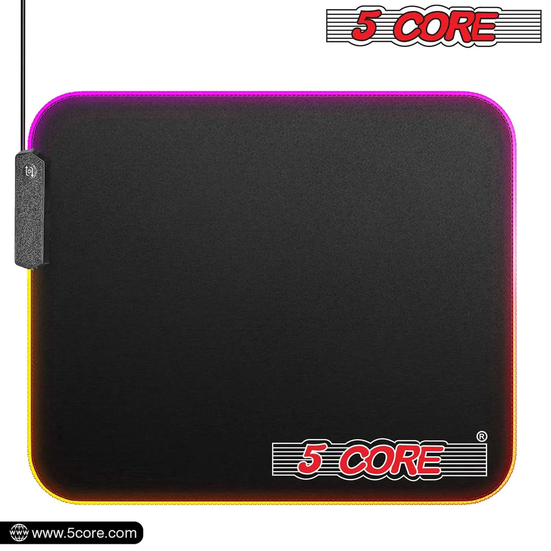 RGB Gaming Mouse Pad – 12 Light Modes | Anti-Slip Rubber Base