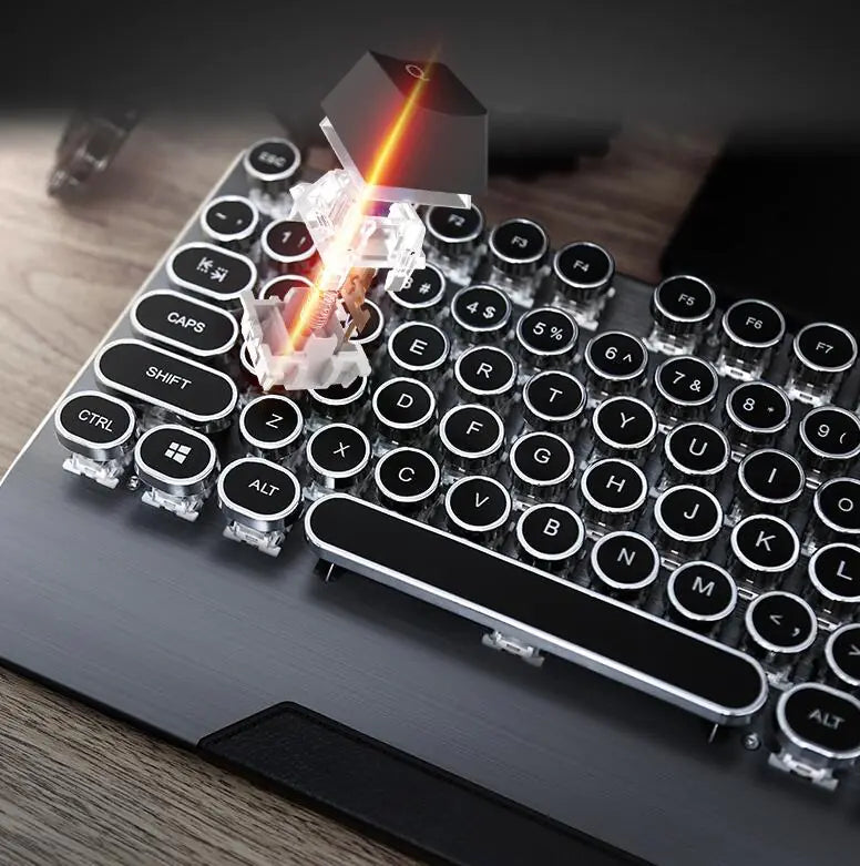 Mechanical Punk Steam Keyboard