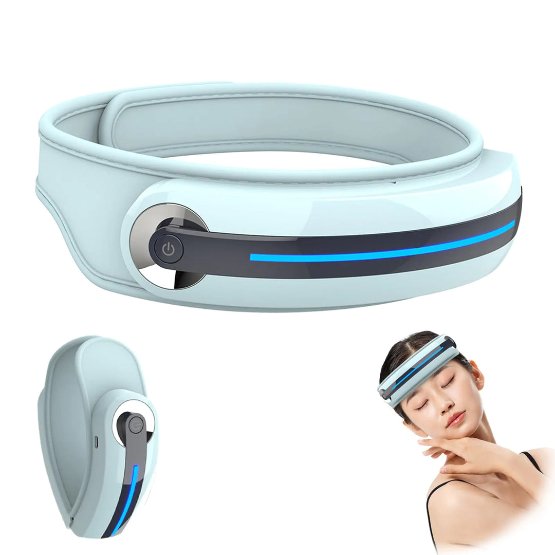 Low SignalX Electric Head Massager Scalp Stress Relax Bluetooth Music for Forehead and Temple Massage