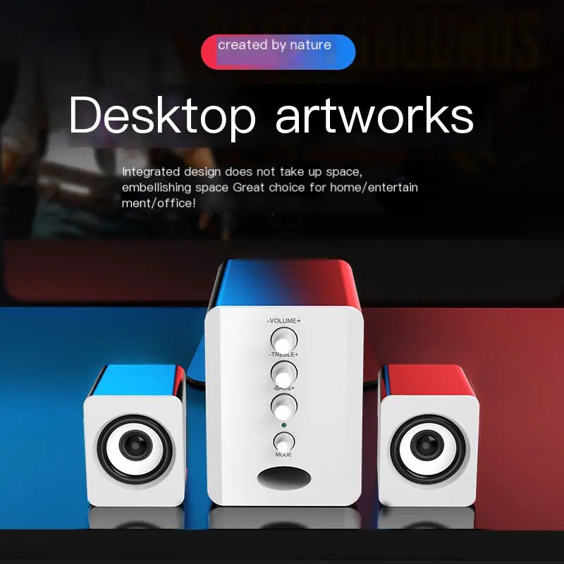 D-202 Compact Bluetooth Desktop Speaker System
