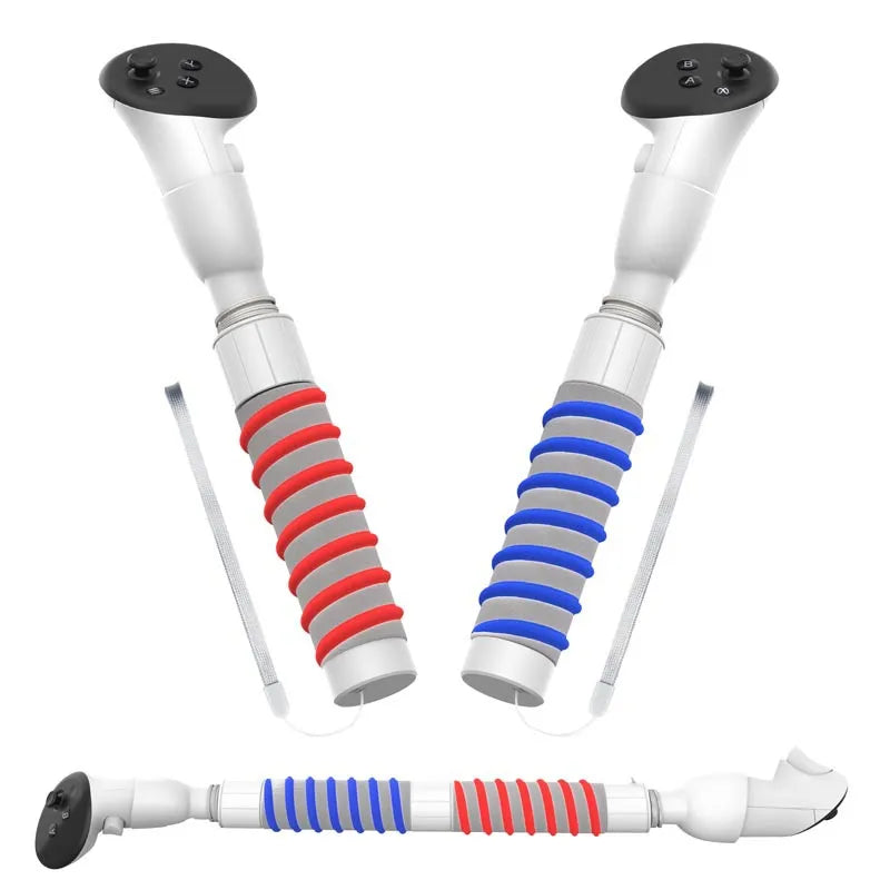 Low SignalX VR Light Sword Controller Grips (Meta Quest 3 Compatible)