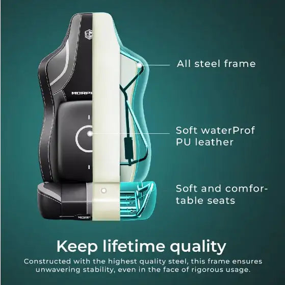 Morphling Pro Ergonomic Gaming Chair – Red & Black Edition