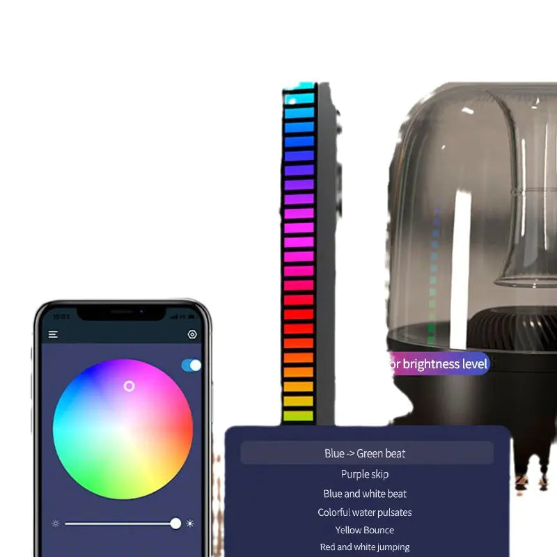 Low SignalX RGB Sound Control Music Pickup Light