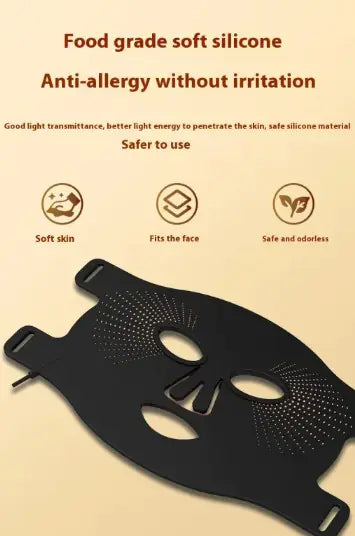 LED Light Mask – Silicone Comfort Design