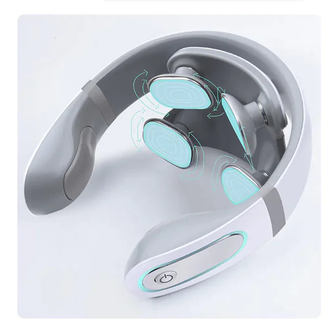 Low SignalX Smart Neck Massager with Heat and Vibration Therapy