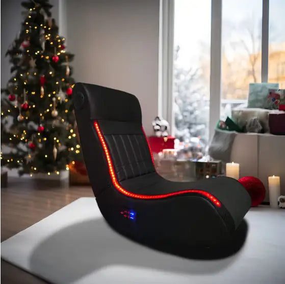 Low SignalX Foldable Gaming Chair — Immersive LED + Speakers